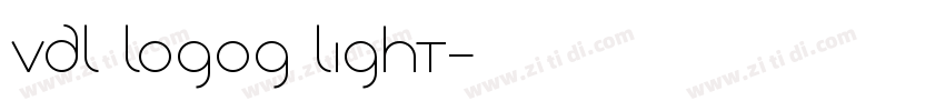 VDL LogoG Light字体转换